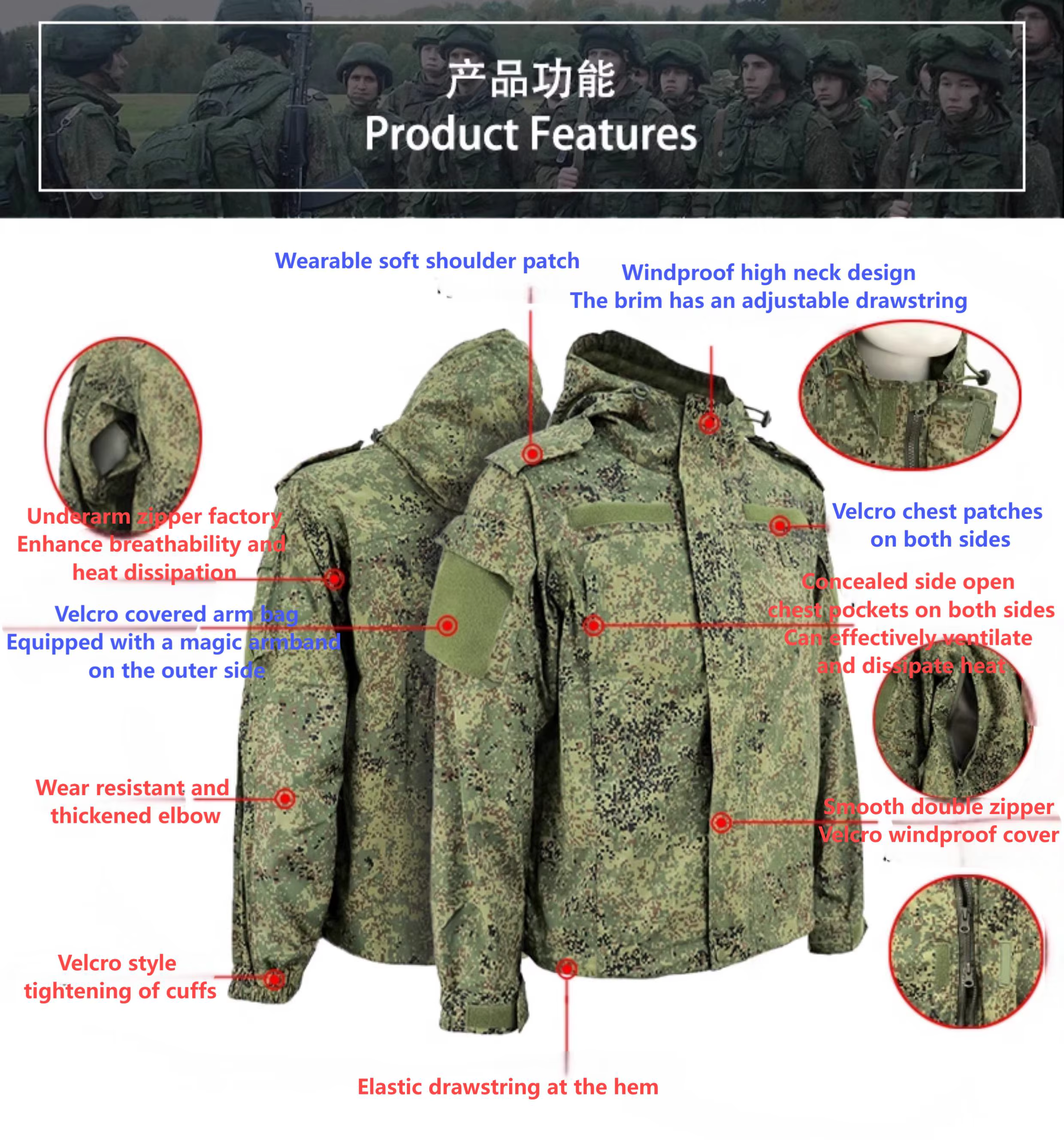 Comparativa del color de camuflaje entre la réplica y el original