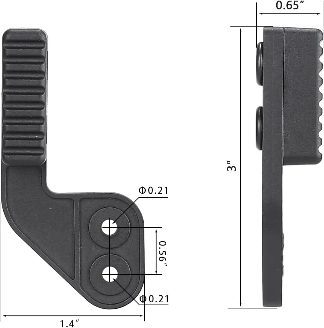 Garra Kydex IWB lista para montar