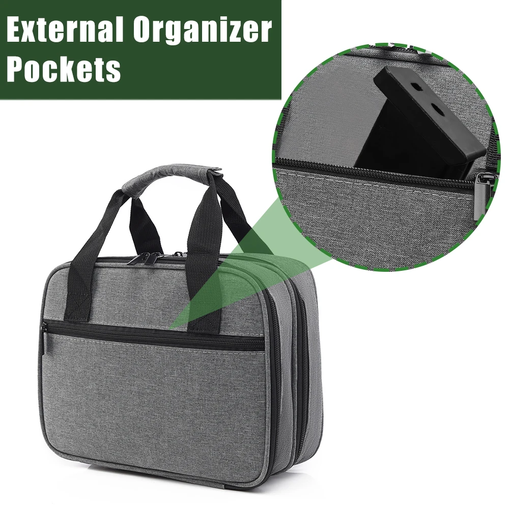 Funda de pistola táctica doble capa Oxford para EDC portátil