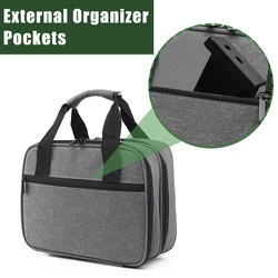 Funda de pistola táctica doble capa Oxford para EDC portátil