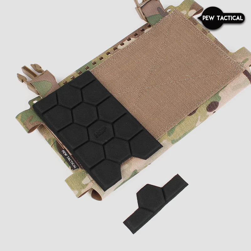Almohadilla táctica modular de pecho estilo HSP PEW, panal D3CR - imagen 3