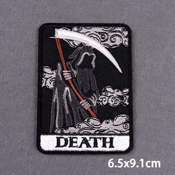 The Death parche bordado calavera para ropa y mochila – Apliques