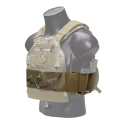 EmerSONGear Chaleco táctico MOLLE portaplacas – Faja elástica Airsoft