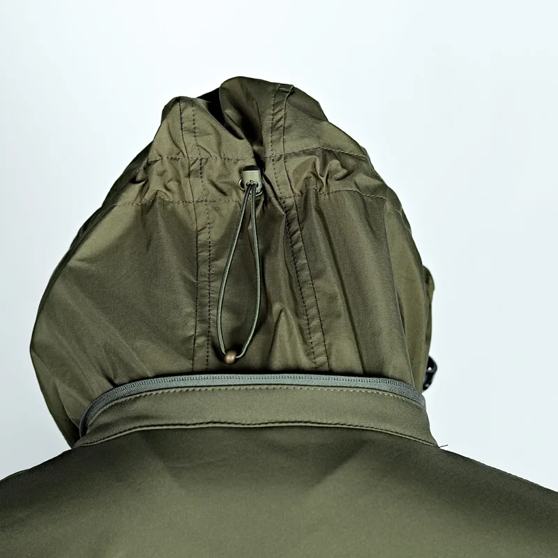 Conjunto camuflaje táctico impermeable con capucha OTS y bolsillos - imagen 4