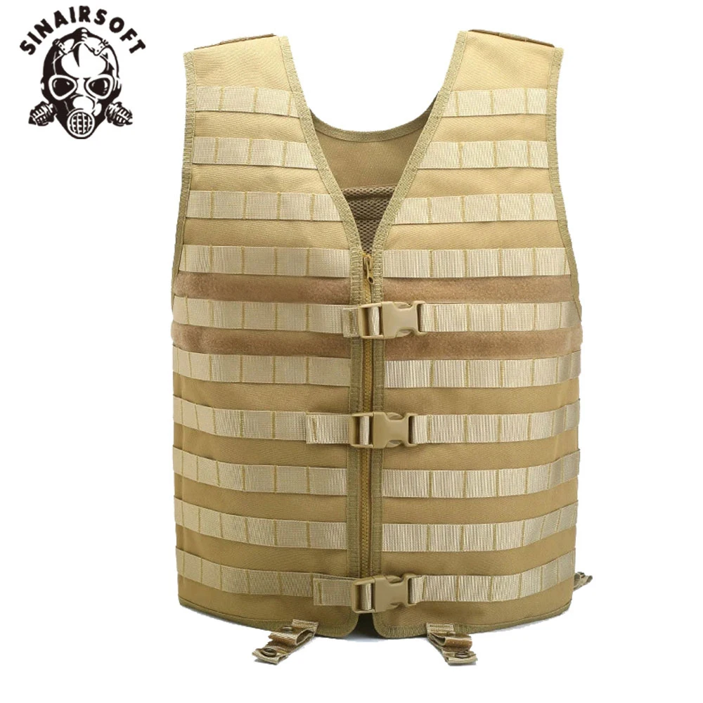 Chaleco táctico MOLLE modular nailon con bolsillo hidratación - imagen 3