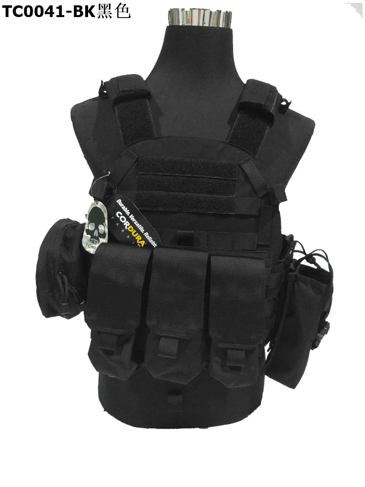 Chaleco táctico camuflaje protector multifunción ripstop MOLLE - imagen 3