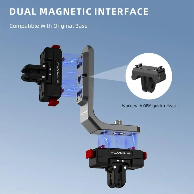 Soporte magnético para cámara con placa rápida y base roscada - imagen 5