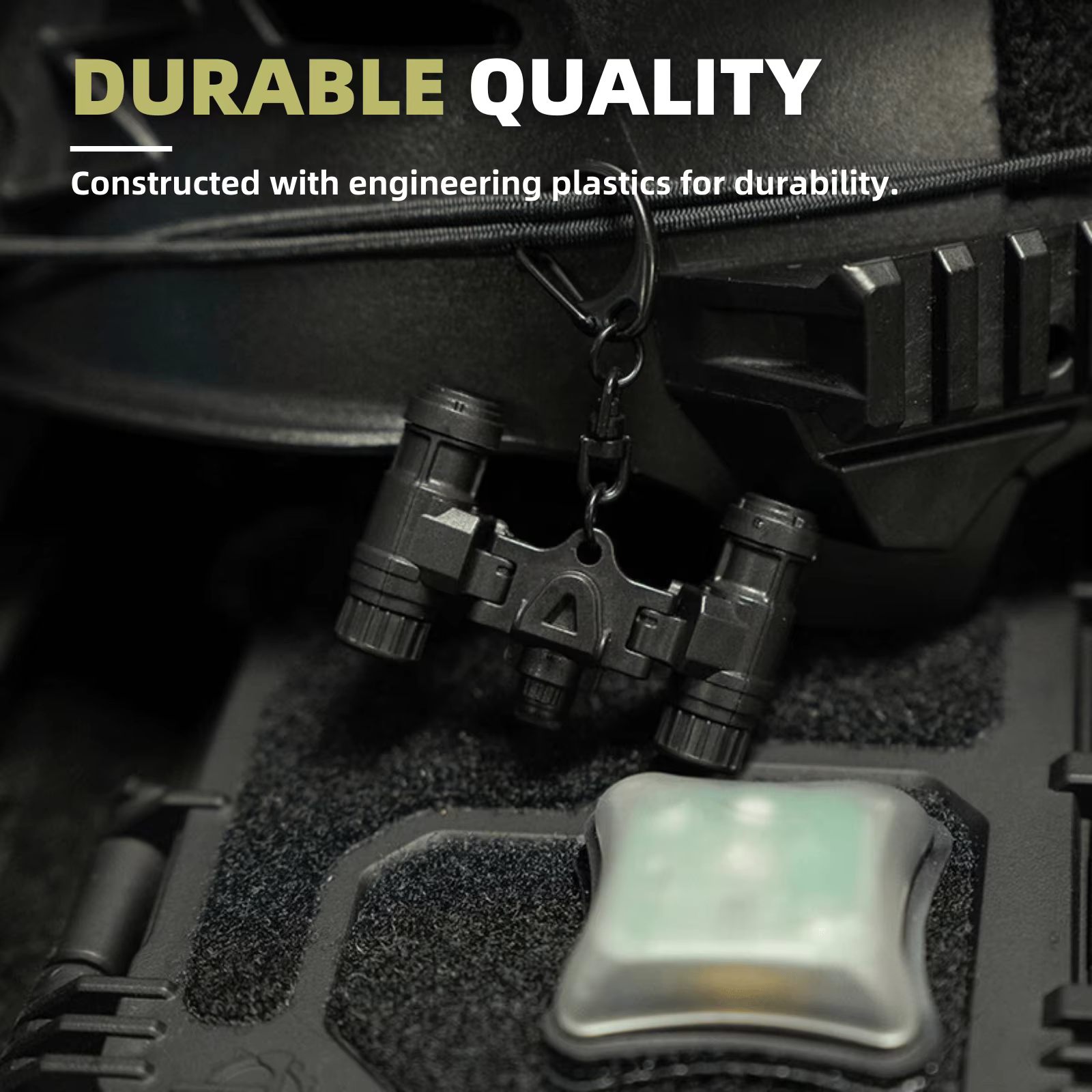 Llavero NVG visión nocturna mini binocular cuatro ojos para caza - imagen 5