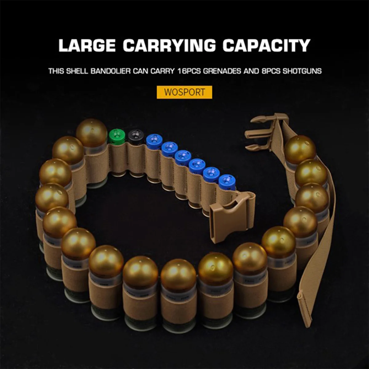 Bandolier montado en configuración de juego