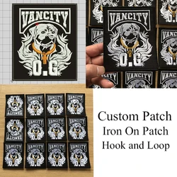 Parches tácticos bordados con insignia chevron termoadhesiva