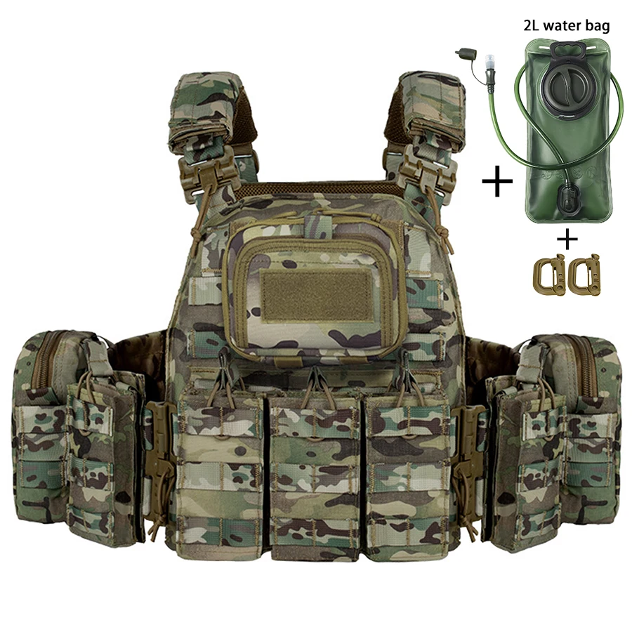 Chaleco táctico camuflaje transpirable con hebilla liberación rápida - imagen 3