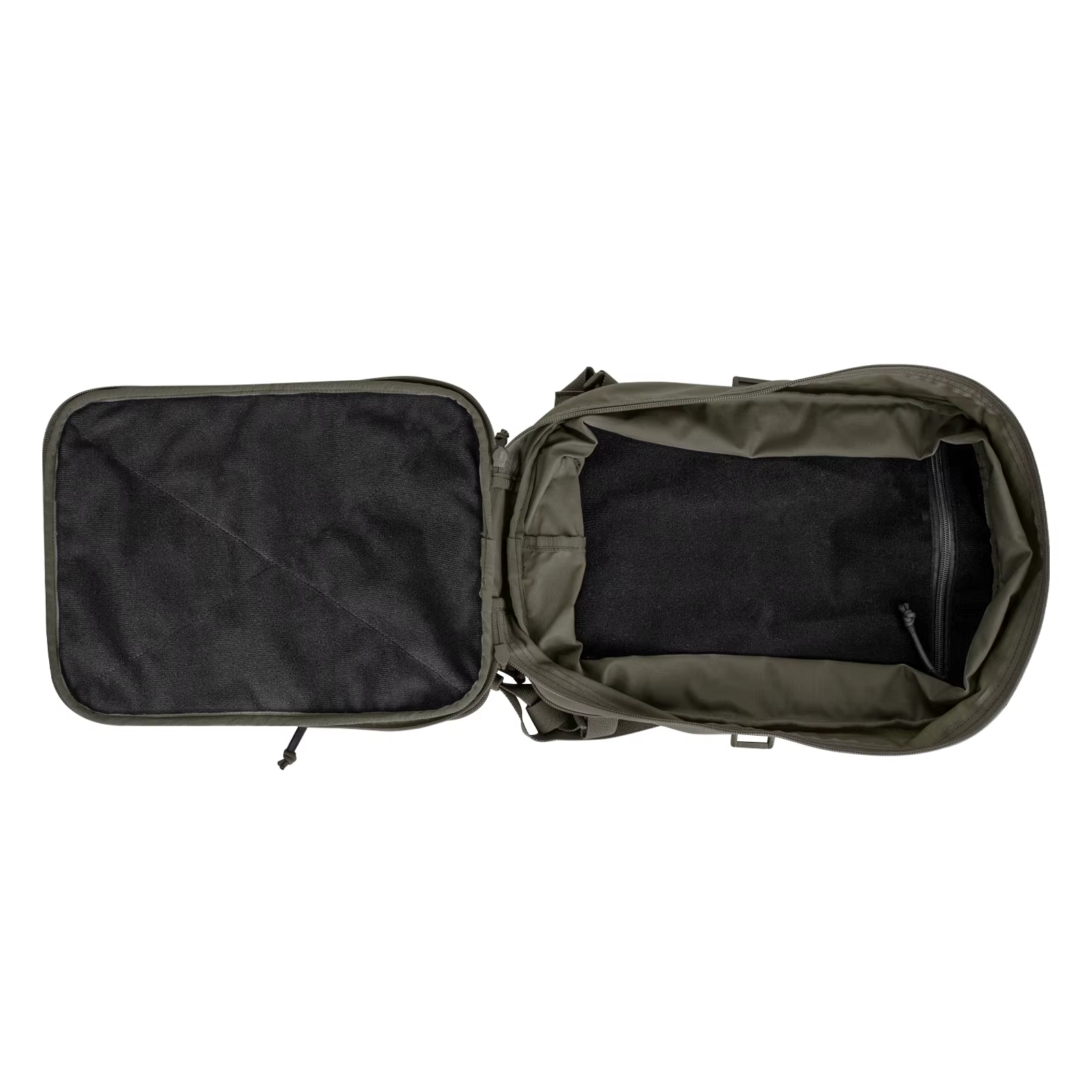 Mochila compacta vs. ampliada
