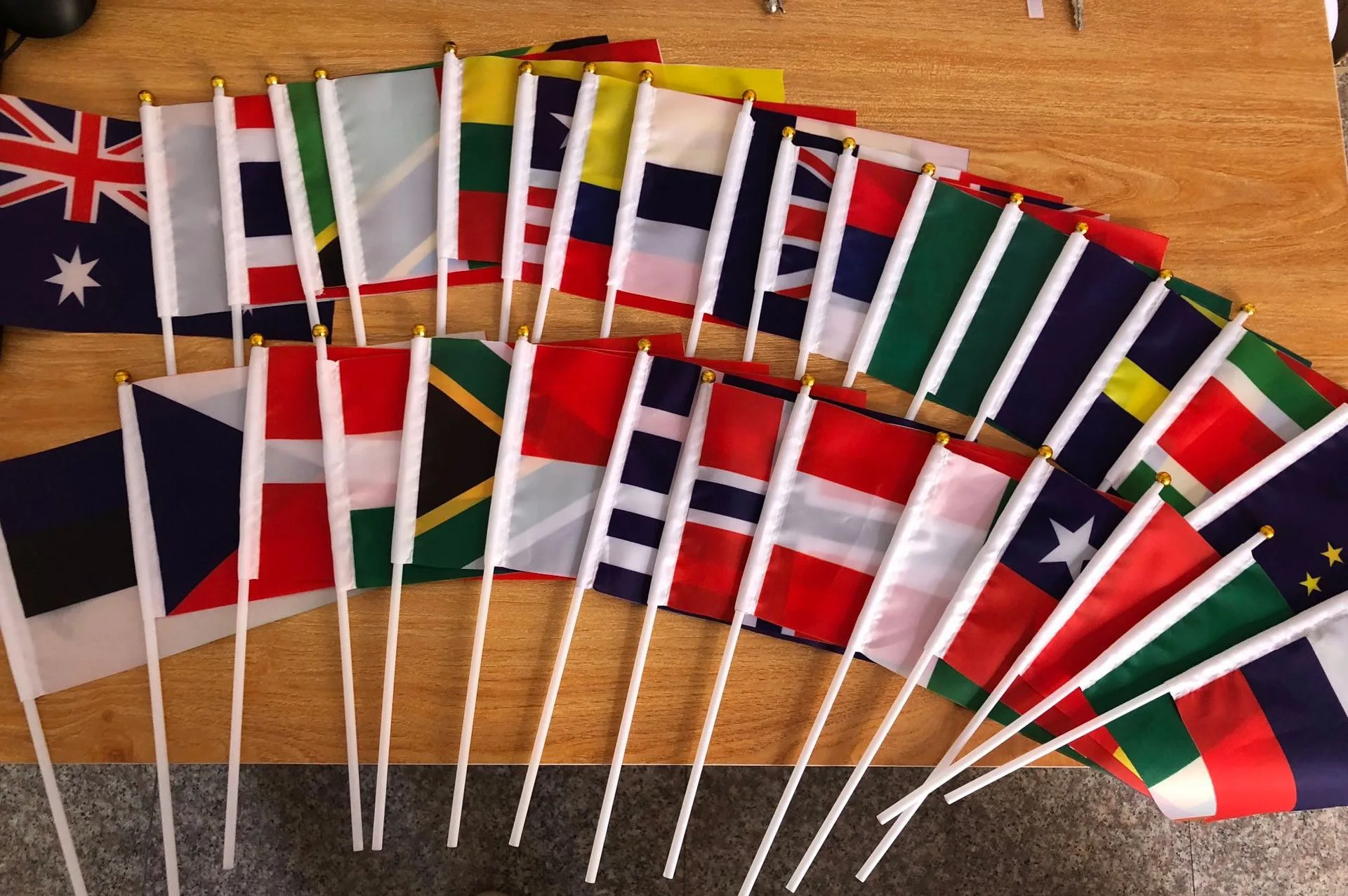 Banderas francesas en différentes tamaños y acabados
