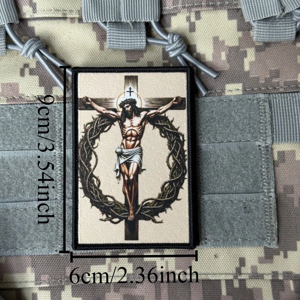 Detalle del diseño y acabado del parche para equipo