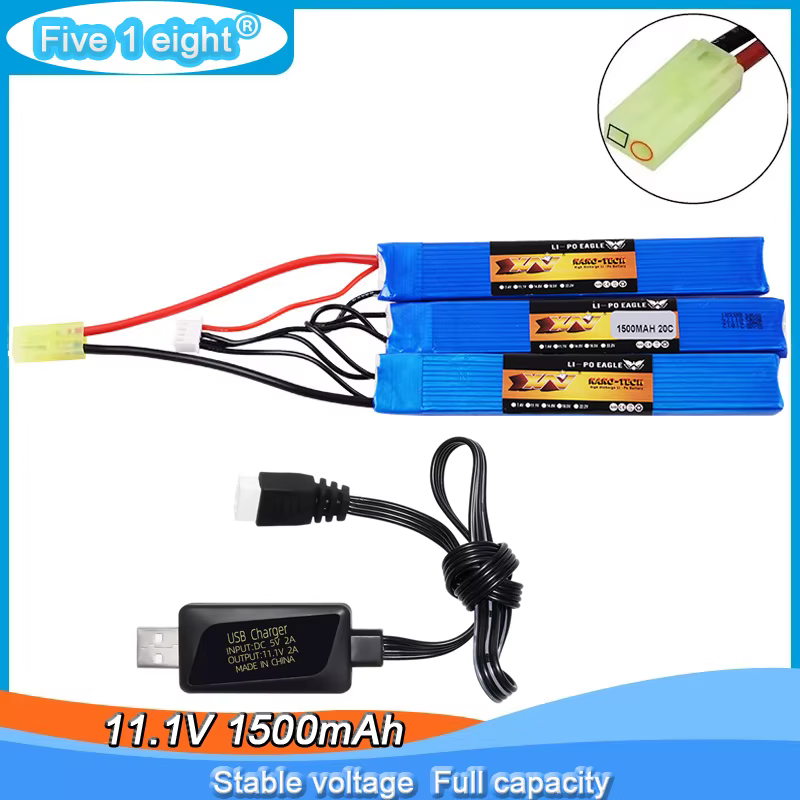 Paquete de baterías LiPo triple