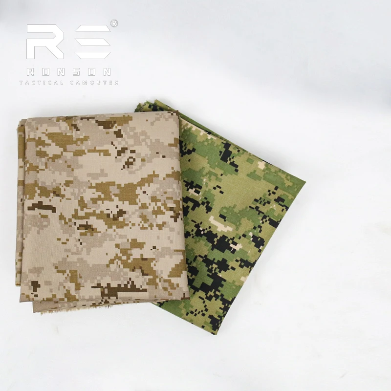 Tela táctica camuflaje AOR en nailon Oxford para bolso y chaleco - imagen 2