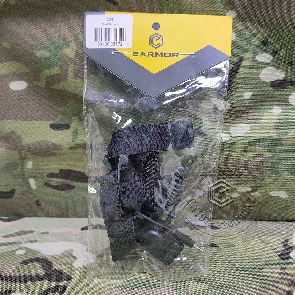 EARMOR S20 Micrófono de conducción ósea para auriculares tácticos M32 - imagen 5