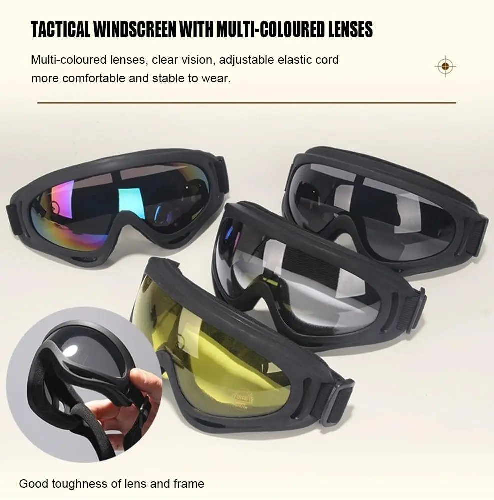 Casco táctico Airsoft rápido PJ con NVG, linterna y gafas - imagen 5