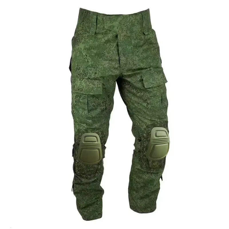 Pantalones tácticos Multicam con rodilleras y bolsillos cargo - imagen 4