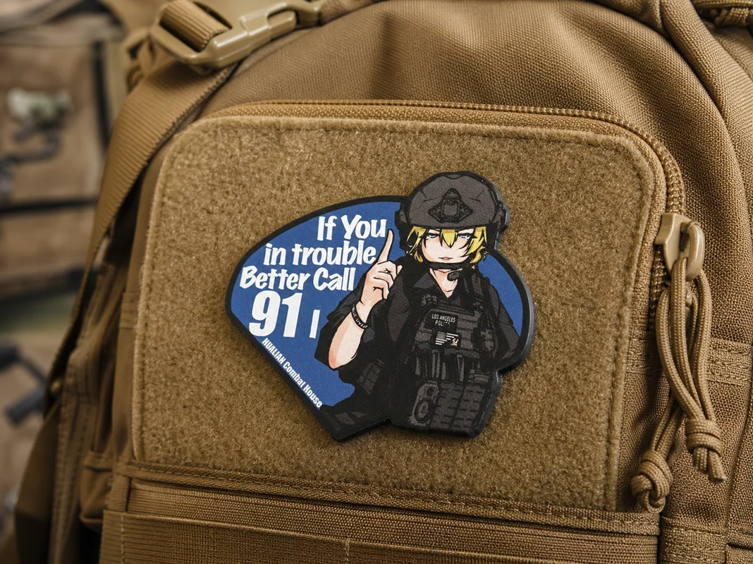 Brazalete táctico Girls' Frontline Los Angeles de cuero PU - imagen 4