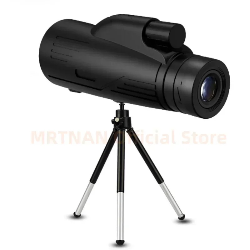 Telescopio monocular zoom HD de largo alcance con trípode y clip - imagen 2
