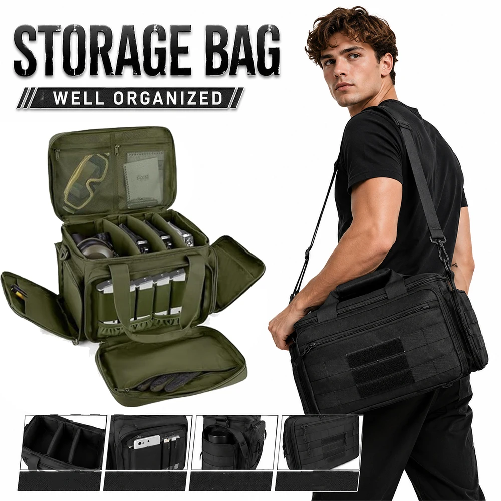 Bolsa táctica MOLLE para revistas y botiquín de asiento coche - imagen 5