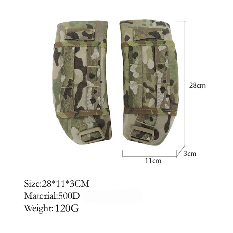 ASAP Almohadilla reforzada cinturón mochila táctica cojín protector - imagen 5