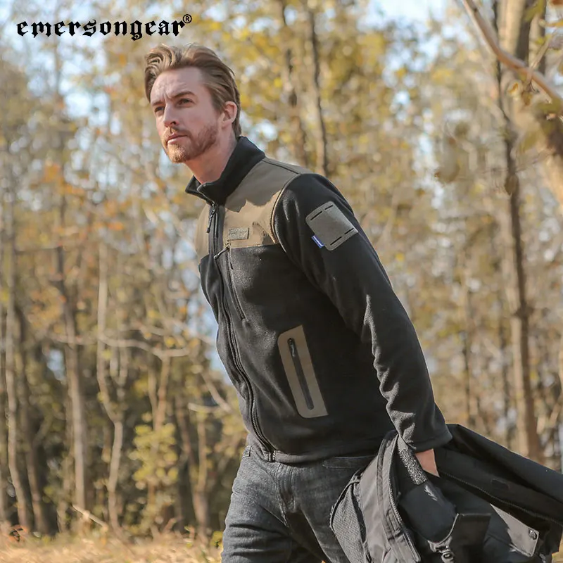 Emersongear Chaqueta polar táctica LT abrigada para senderismo y camping - imagen 5