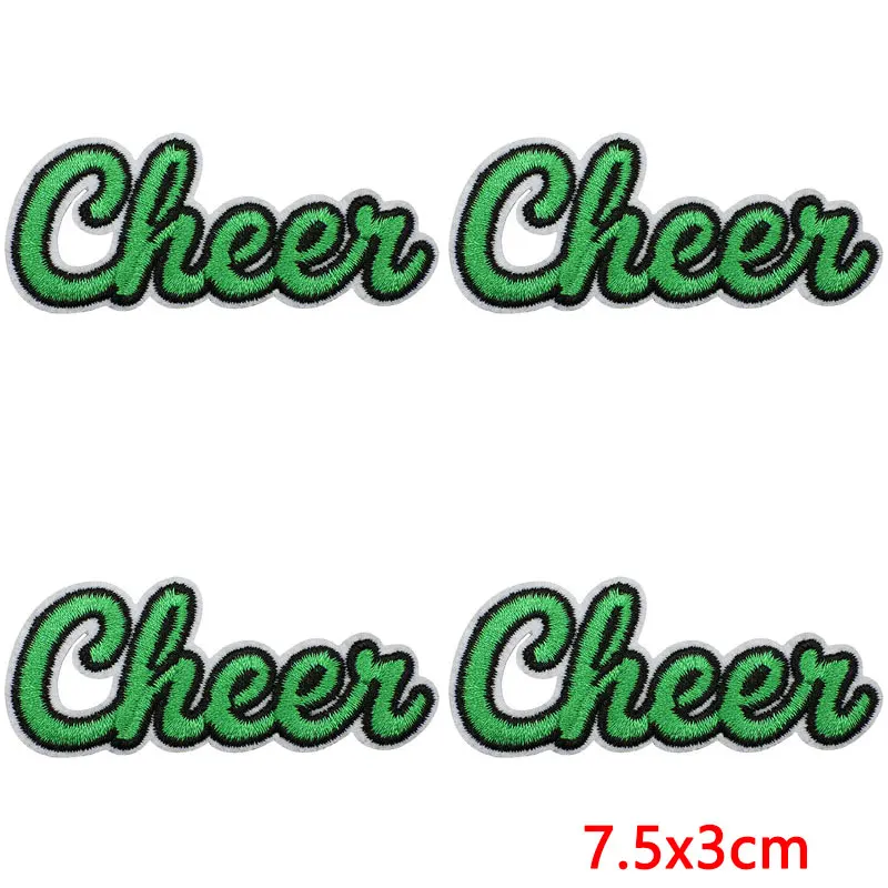 Parches termoadhesivos de lentejuelas verdes con estrellas y corazones - imagen 5