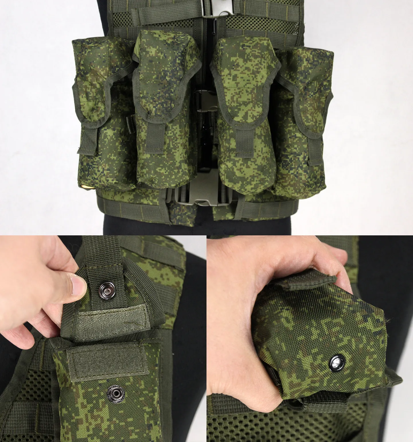 Chaleco Táctico MOLLE 6Sh117 Ruso – Equipo Combate Militar Camuflaje - imagen 4