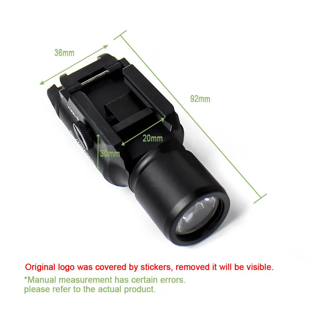 Linterna táctica SOTAC-GEAR X300Ultra LED blanca para riel Picatinny - imagen 2
