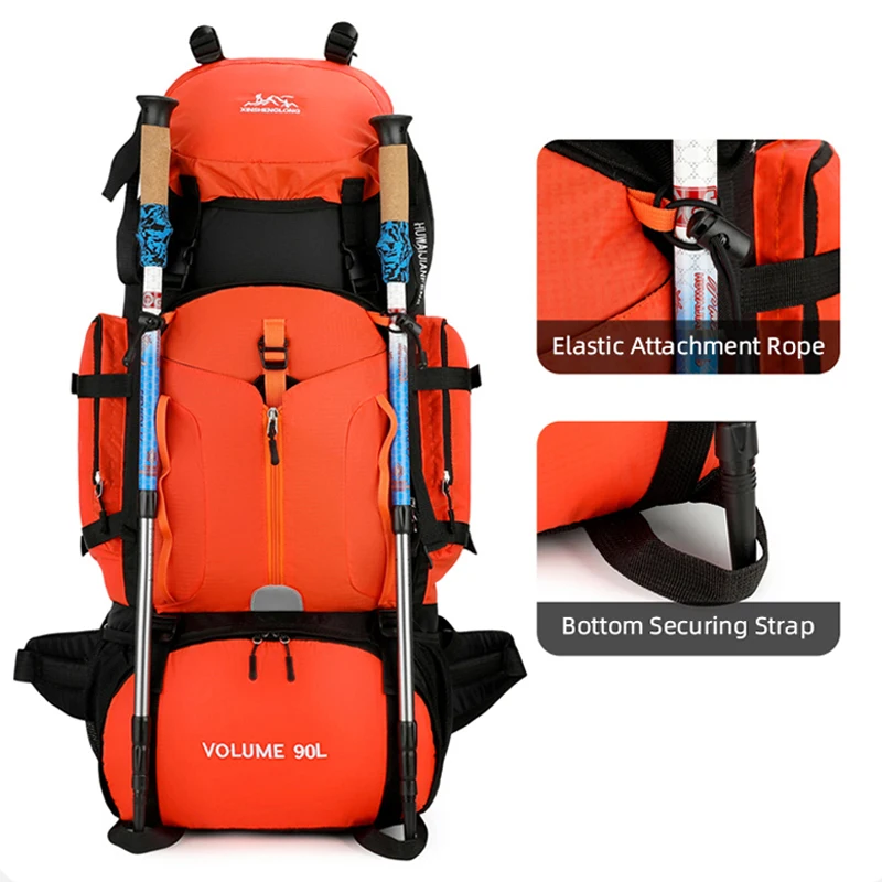 Mochila de trekking gran capacidad para camping y excursiones - imagen 2