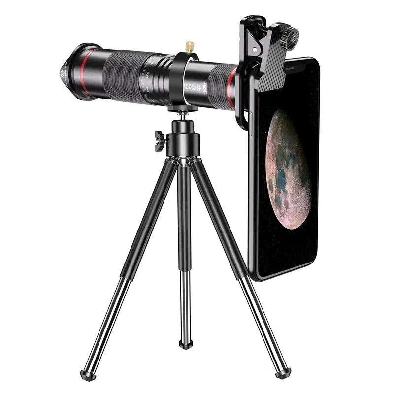 Lente teleobjetivo para móvil con trípode – Visión HD portátil - imagen 4