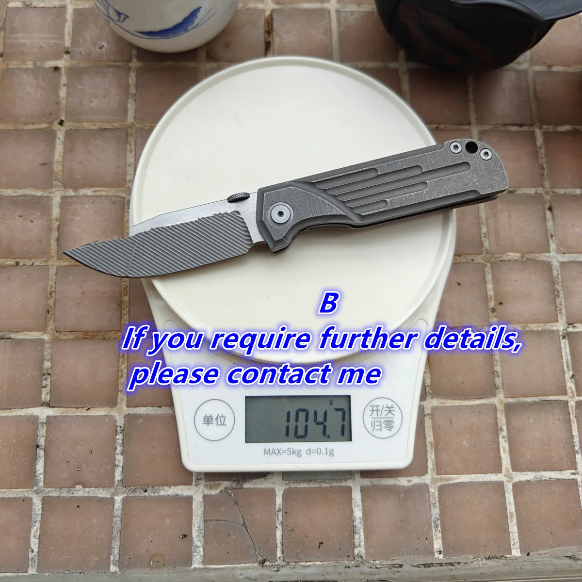 Cuchillo plegable táctico JUFULE Squirrel Master EDC campamento - imagen 4