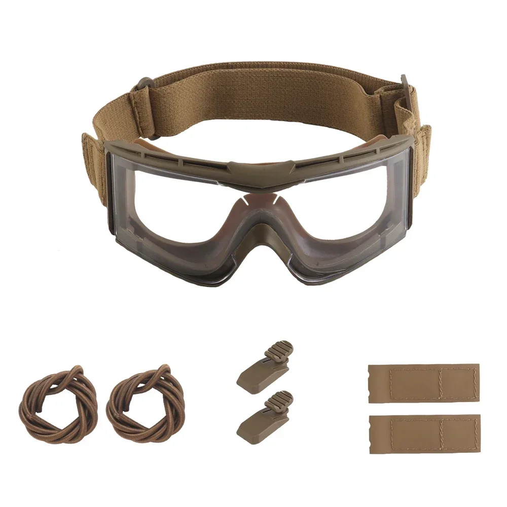 Gafas tácticas W810 de caza y tiro, con soporte para casco - imagen 2