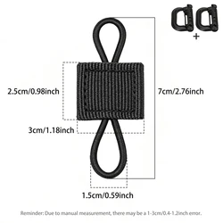 Cuerda Elástica con Hebilla para Equipamiento Táctico y Outdoor