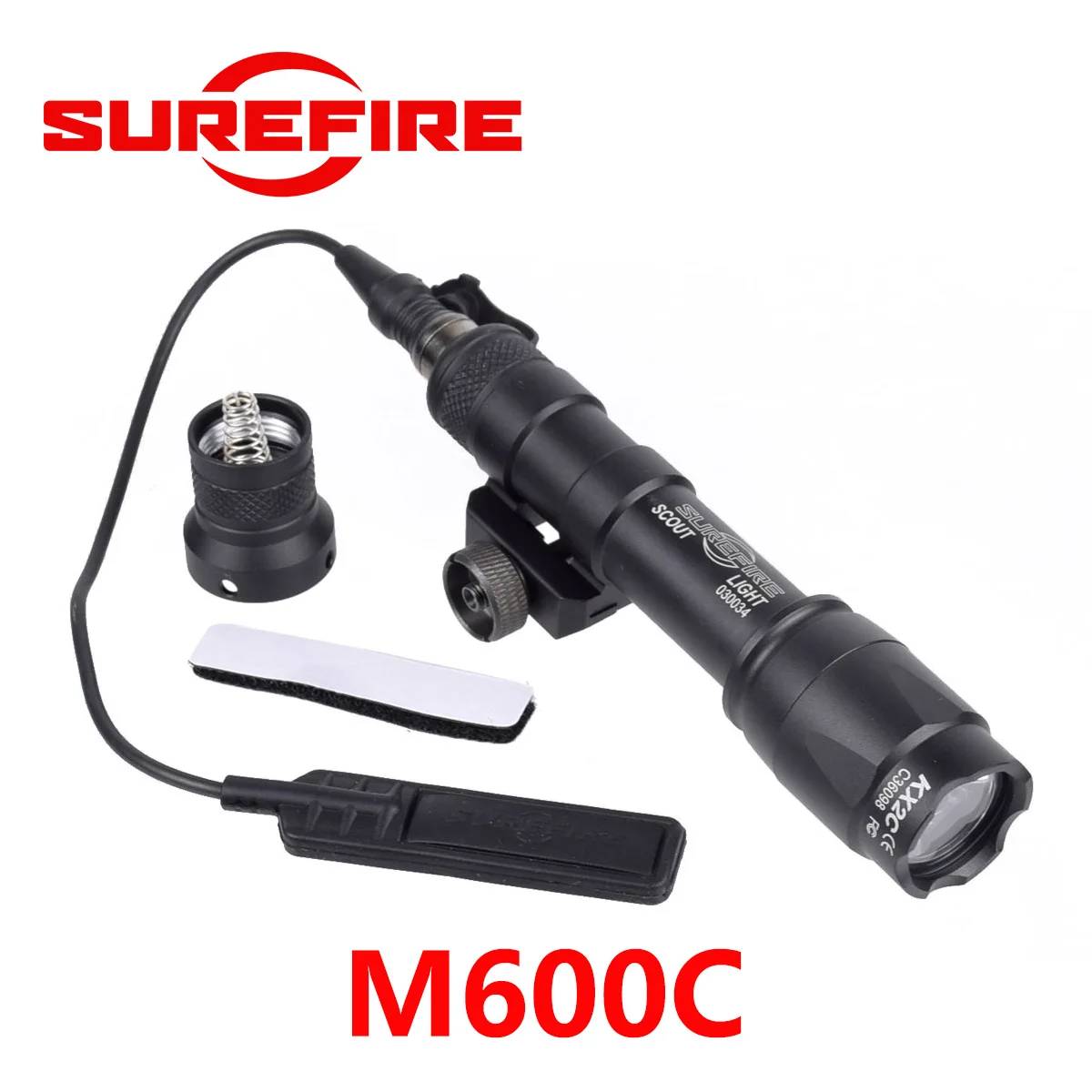 Linterna táctica Surefire M600 M300 con interruptor presión remoto - imagen 2