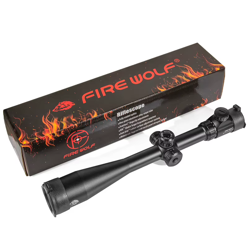 Mira telescópica táctica Fire Wolf para rifle caza lateral - imagen 4