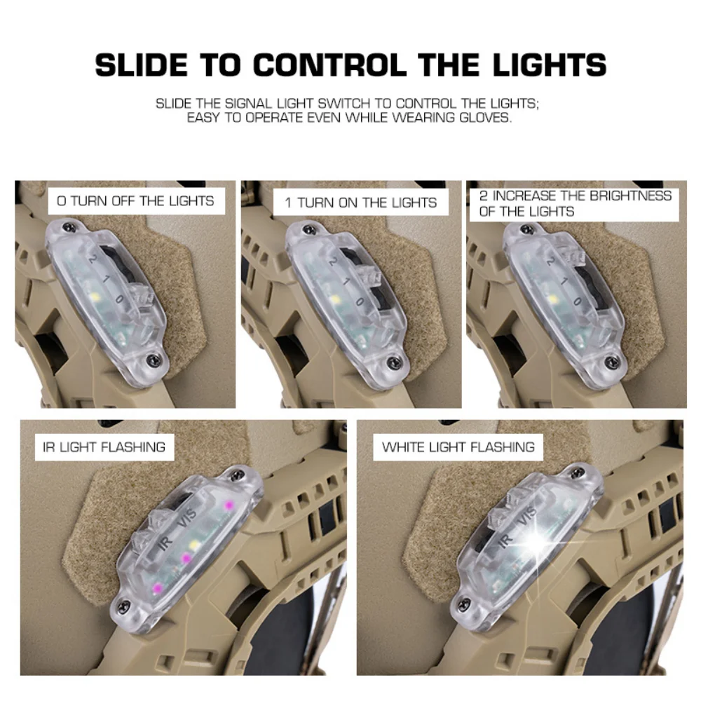 PoEidon Defense Luz táctica modular ARC Rail para casco SF Fast - imagen 5