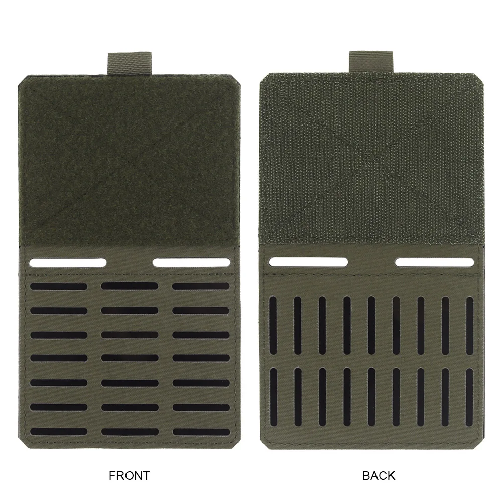 Panel táctico MOLLE doble cara portador placa bolsas revistas