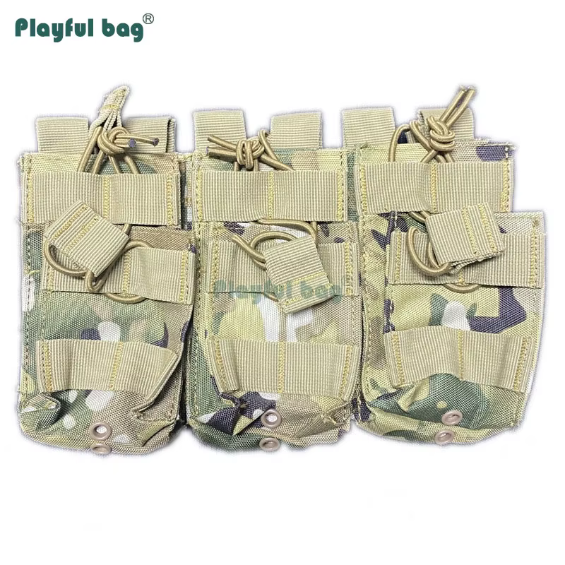 Bolsa utilidad MOLLE porta 6 cargadores – Táctica militar resistente - imagen 2