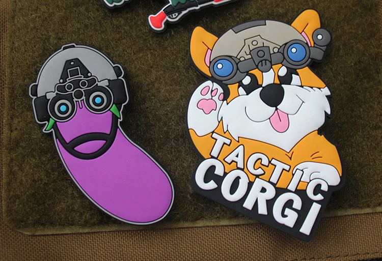 Detalle del diseño 3D del corgi