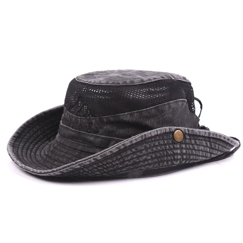 Gorra safari algodón transpirable – Verano pesca - imagen 5