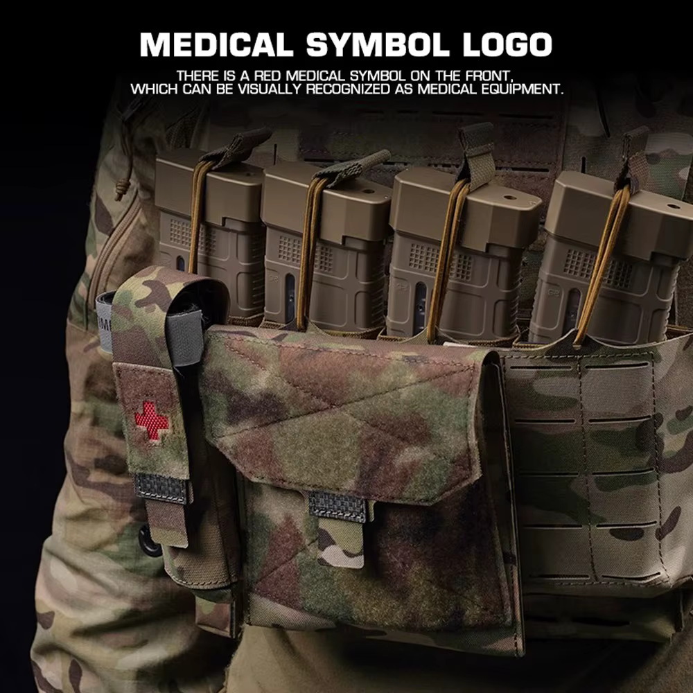 Porta-torniquete MOLLE con funda de emergencia táctica - imagen 5