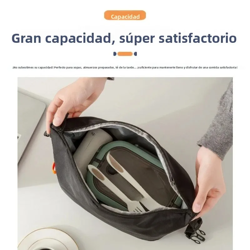 Bolsa térmica impermeable de aluminio, plegable tipo Bento - imagen 5