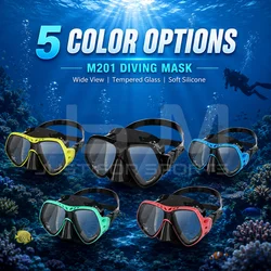 Máscara de Buceo JSJM Antivaho – Vidrio Templado y Visión Amplia