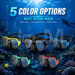 Máscara de Buceo JSJM Antivaho – Vidrio Templado y Visión Amplia