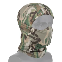 Máscara táctica transpirable pasamontañas airsoft y caza, camuflaje