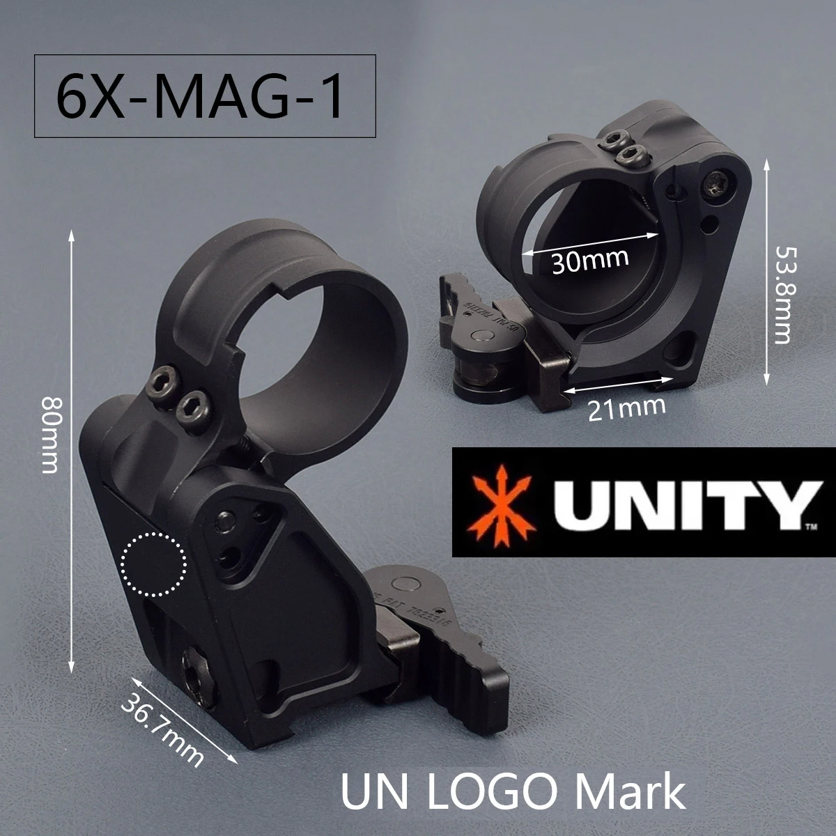 Montura QD para visores G33 G43 G45 – Montaje rápido - imagen 2