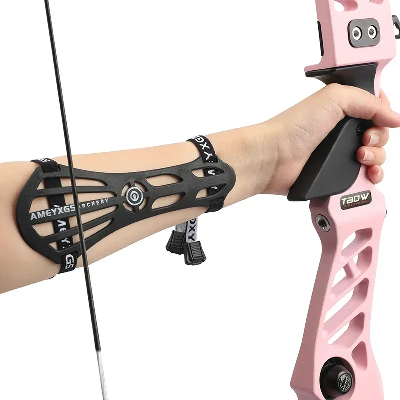 Guardabrazos arco recurvo PP – Protector antebrazo resistencia caza - imagen 2